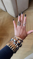 Chrome Dot Bracelet