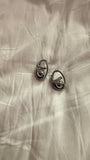 Chrome mini Ball earrings