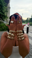 Chrome Dot Bracelet
