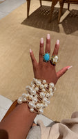 Seed Bead Pearl Balls