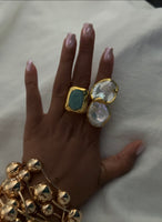 Square Stone Ring