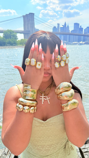 Hammered Bangles