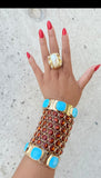 Turquoise Band Cuff