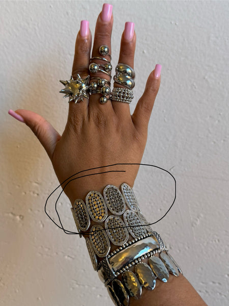 Chrome Stretch Bracelet